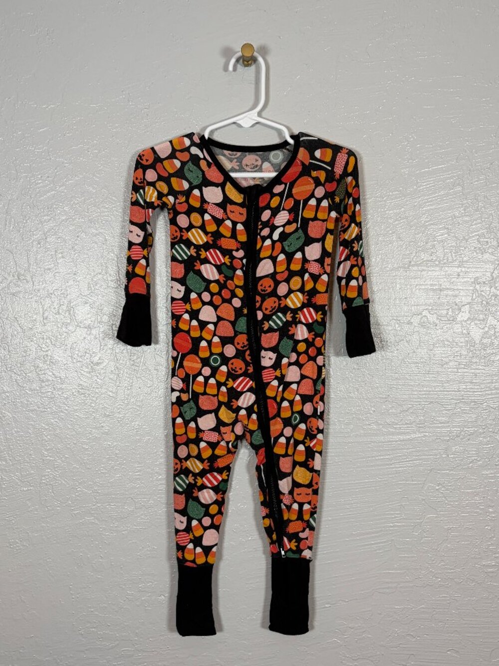Little Sleepies 6-12 Months Halloween Candy Zippy Pajamas Bamboo Sleeper